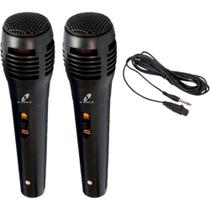 Microfone KIT 2UND C/FIO 2,5M Sortido Microfone KIT 2UND C/FIO 2,5M Sortido