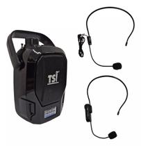 Microfone Kit Professor Supervoz Tsi SV18 Bluetooth Caixa Amplificador de Voz