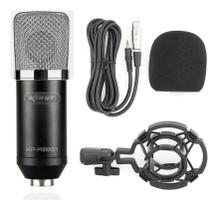 Microfone Knup Kp-m0021 Profissional Estúdio Anti Vibração Cor Preto - Alinee