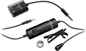 Microfone lapela atr3350xis condensador omnidirecional