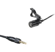 Microfone Lapela c/Fio, Unidirecional, 9,7 mm,Rosca Interna Stereo,Cabo 1m,p/Body Pack Sony UWP,UTX Microfone Lapela c/Fio, Unidirecional, 9,7 mm,Rosca Interna Stereo,Cabo 1m,p/Body Pack Sony UWP,UTX