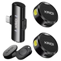 Microfone Lapela Com Imã Tipo C Anti Ruido Redondo Kaidi