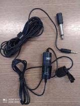 Microfone Lapela Condenser Mx-m1 P3 4c Smartphones Dslr Grav