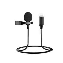 Microfone Lapela Conector P/ lPh0ne 7, 8 E X Tem 3m t