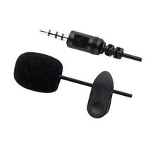 Microfone Lapela Conexão 1m P2 3,5mm Para Notebook PC ou Gravador