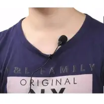 Microfone Lapela Conexão P2 3,5mm Para Notebook PC ou gravador Microfone Lapela Conexão P2 3,5mm Para Notebook PC ou gravador