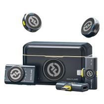 Microfone Lapela Duplo Hollyland Lark M2 Kit Wireless