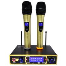 Microfone Lapela Duplo Profissional Sem Fio Palestras - 51302
