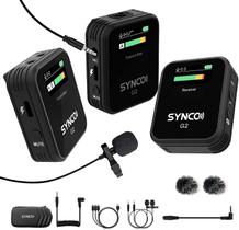 Microfone Lapela Duplo Sem Fio Synco G2 A2