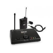 Microfone Lapela e Transmissor Sem Fio UHF SKP MINI-III