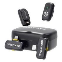 Microfone Lapela Hollyland Lark A1 Combo Sem Fio para Smartphone - Preto Microfone Lapela Hollyland Lark A1 Combo Sem Fio para Smartphone - Preto
