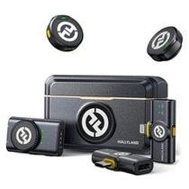 Microfone Lapela Hollyland Lark M2 Combo USB-C e Lighting Sem Fio para Smartphone - Preto Microfone Lapela Hollyland Lark M2 Combo USB-C e Lighting Sem Fio para Smartphone - Preto