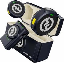 Microfone Lapela Hollyland Lark M2 Wireless para Câmeras sistema pré-emparelhado, ajuste rápido, som claro sem ruído