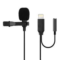 Microfone Lapela Iphone Satellite A-FONE35L Lavalier Preto Microfone Lapela Iphone Satellite A-FONE35L Lavalier Preto