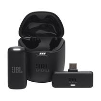Microfone Lapela JBL Quantum Stream Wireless, com Conexão USB-C, JBLSTRMWLUSBCBLK, HARMAN JBL HARMAN JBL