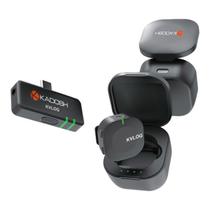 Microfone Lapela Kadosh KVLOG-2 Sem Fio Para Smartphone