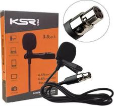 Microfone Lapela Ksr Lt2c Mini Xlr Serve Transmissor Akg - KSR PRO
