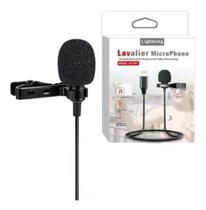 Microfone lapela lavalier profissional Microfone lapela lavalier profissional