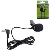 Microfone Lapela P3 (Stereo) - XC-ML-02 - DS Tools