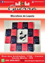 Microfone Lapela