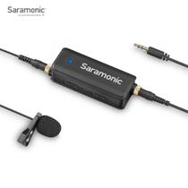 Microfone lapela premium para celulares câmeras dslr