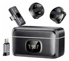 Microfone Lapela Profissional Sem Fio Android E ios Peining Microfone Lapela Profissional Sem Fio Android E ios Peining