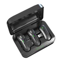Microfone lapela profissional sem fio duplo hrebos if-207
