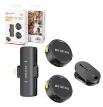 Microfone Lapela Profissional Sem Fio Peining