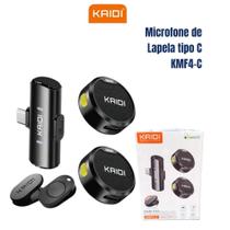 Microfone Lapela Redondo Imã Sem Fio Preto Duplo Anti Ruído Microfone Lapela Redondo Imã Sem Fio Preto Duplo Anti Ruído