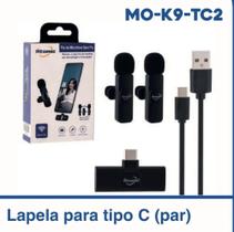 Microfone Lapela Sem Fio Atomo Celular Android Tipo C