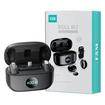 Microfone Lapela Sem Fio Bell M2 Duplo para Celular iOS e Android Qualidade Profissional