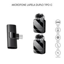Microfone Lapela Sem Fio Celular Profissional Android Tipo C Microfone Lapela Sem Fio Celular Profissional Android Tipo C