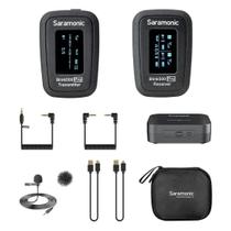 Microfone lapela sem fio com receptor p/ câmeras e celulares Microfone lapela sem fio com receptor p/ câmeras e celulares