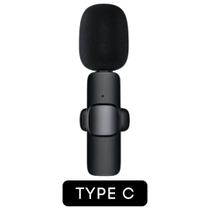 Microfone Lapela Sem Fio Compatível Android Usb C Type C