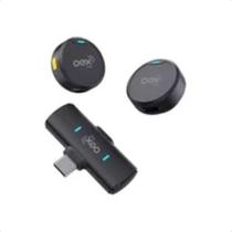 Microfone Lapela Sem Fio Duplo Tipo C OEX Para Celular Entrevista Tiktok Vlog Com Reducao De Ruido Microfone Lapela Sem Fio Duplo Tipo C OEX Para Celular Entrevista Tiktok Vlog Com Reducao De Ruido