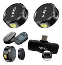 Microfone Lapela Sem fio Duplo Wireless Tipo C Para Smartphones KAIDI Código hed2jgcdfgKAIDI Microfone Lapela Sem fio Duplo Wireless Tipo C Para Smartphones KAIDI Código hed2jgcdfgKAIDI