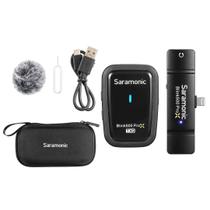 Microfone lapela sem fio para ios com conexão lightning Microfone lapela sem fio para ios com conexão lightning