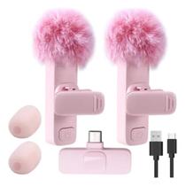 Microfone Lapela Sem Fio Portátil p/ Áudio e Vídeo