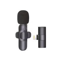 Microfone Lapela Sem Fio Profissional IOS Lightning Tomate