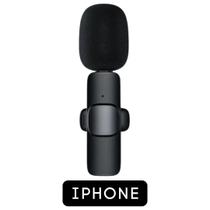 Microfone Lapela Sem Fio Profissional Para iPhone iPad Preto Microfone Lapela Sem Fio Profissional Para iPhone iPad Preto