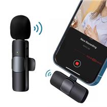 Microfone Lapela Sem Fio USB Tipo C para Celular Android - RV