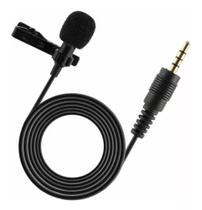 Microfone Lapela Tomate 1,5m Com Fio Preto Microfone Lapela Tomate 1,5m Com Fio Preto