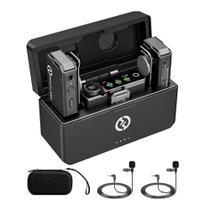 Microfone Lapela Wireless Hollyland Lark max Duplo