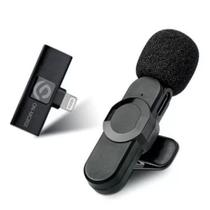 Microfone Lapela Wireless Sem Fio Ios Lightning - Onistek Microfone Lapela Wireless Sem Fio Ios Lightning - Onistek