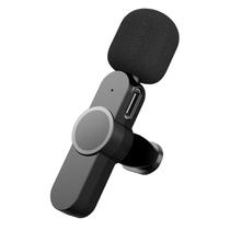 Microfone Lapela Wireless Sem Fio Ipad / Iph-one / Android Usb Tipo C Plug In Play