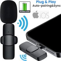 Microfone Lapela Wireless Sem Fio Receptor Lightning Profissional Gravação Vídeo Aula Review