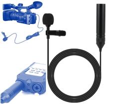 Microfone Lapela Xlr Com Phantom Power +48V P/Filmadora