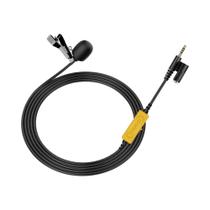 Microfone Lavalier Omnidirecional Portátil De 6m Para iPhone, Android, iPad E Câmera DSLR 7Ryms Microfone Lavalier Omnidirecional Portátil De 6m Para iPhone, Android, iPad E Câmera DSLR 7Ryms