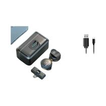 Microfone Lavalier Sem Fio 2.4G Mini Portátil Com Estojo De Carregamento Para Smartphone Tablet