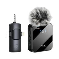 Microfone Lavalier Sem Fio 2025 Com Redução De Ruído, Microfone Clip-on Para Gravação De Vídeo E Microfone Lavalier Sem Fio 2025 Com Redução De Ruído, Microfone Clip-on Para Gravação De Vídeo E